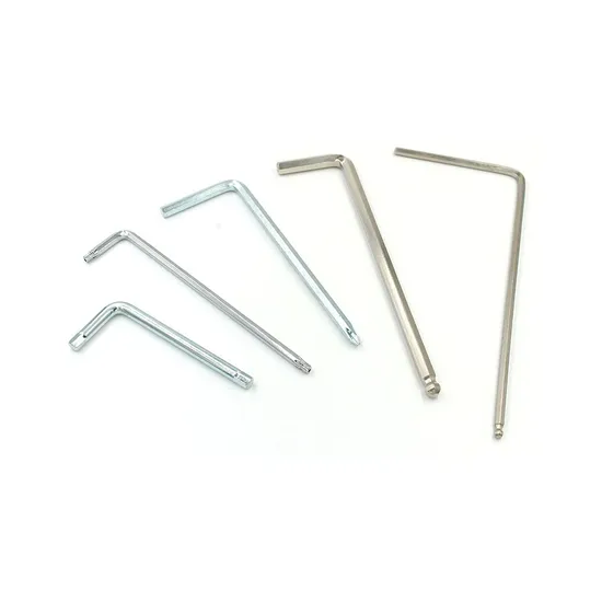 Hand Tool Alloy Steel Black Oxide Zinc Plated Hex Key Allen Key L Shaped Hex Hexagon Key