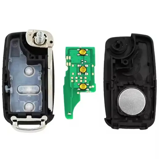 3 Button Folding Remote Key Flip Car Key 434MHz 5K0 837 202 Ad Can / ID48 Chip for VW Passat Tiguan Polo Beetle Golf Jetta Caddy