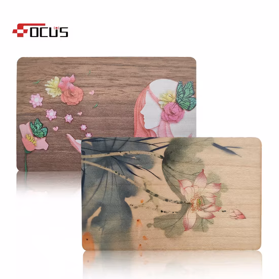 Wholesale Gift Wood Card RFID Key for Access Control