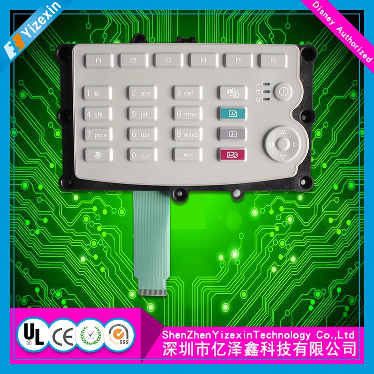 Tactile Pillow Embossed Metal Dome Membrane Switch Keypad Manufacturer From China