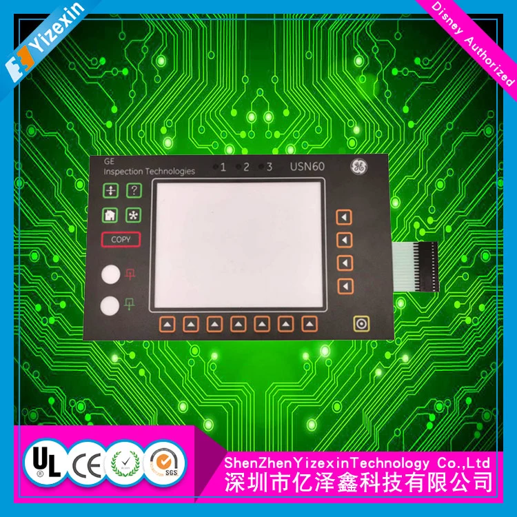 China Manufacturer Membrane Switches with LEDs and Metal Domes