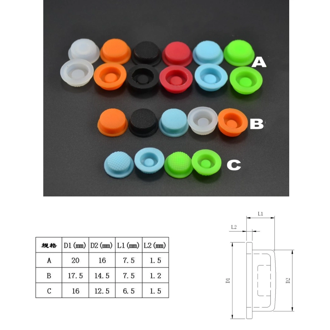 Customized Home Appliance Silicone Buttons