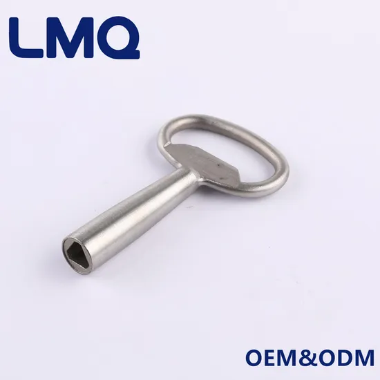 Square Triangle Head Type Panel Fittings Enclosure Cabinet Cam Lock Key Universal Blank Keys 