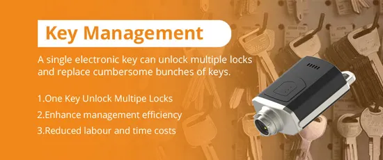 Jwm New Design Advanced Security Smart Passive Electronic Cabinet Lock Smart Key 