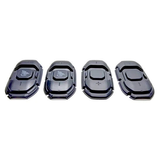 Factory Customized Silicone Buttons for Various Products with Engraved Patterns 