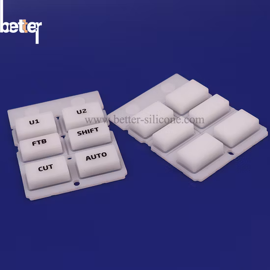 Custom Liquid Silicon LSR Keymat Button Pad Switch Silicone Rubber Button