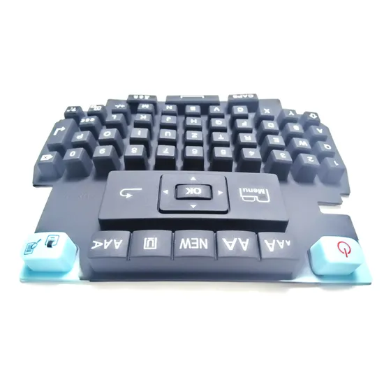 Terminal Silicon Rubber Keyboard America Laser Customized Europe Key Button Touch Keypad Color Feeling Eco 