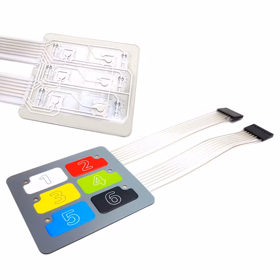 Tactile Pillow Embossed Metal Dome Membrane Switch Keypad Manufacturer From China