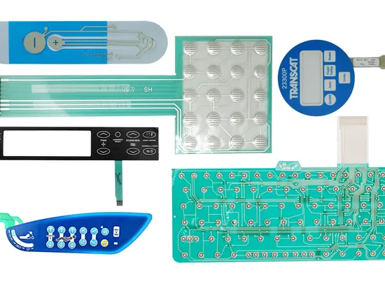 Manufacturering Moisture Resistance Industrial Polyester Metal Dome Membrane Switch Overlay for Control Systems 