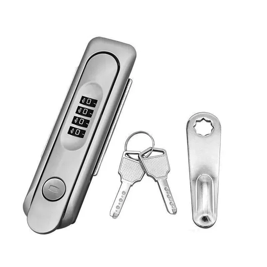 Electrical Panel Locks and Keys with Combination Cam and Swing Handle 
