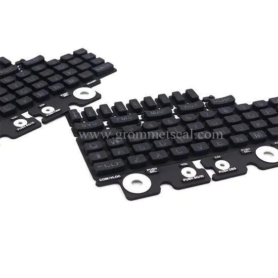 Laser Etched Momentary Single Silicone Button Switch Rubber Power Button 