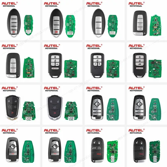 Tsnew Autel Ikey Car Universal Smart Key Accessories Used with Altar Maxiim Km100 Im508 Im608 Key Programming Copy Machine Tool 