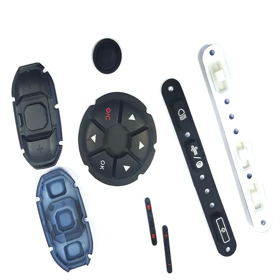 Custom Soft Electronic Silicone Rubber Push Button Silicone Single Buttons 