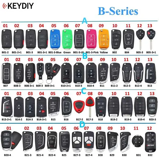 Tsnew Keydiy Kd Remote Key B01 B02 B04 B05 B08 B09 B10 B11 B12 B13 B14 B16 B18 B19 B25 B28 B29 B31 B32 for Kd900 Urg200 Kd