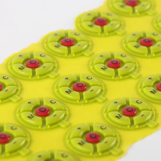 Conductive Custom Molded Silicone Rubber Buttons, Push Button, Single Button 
